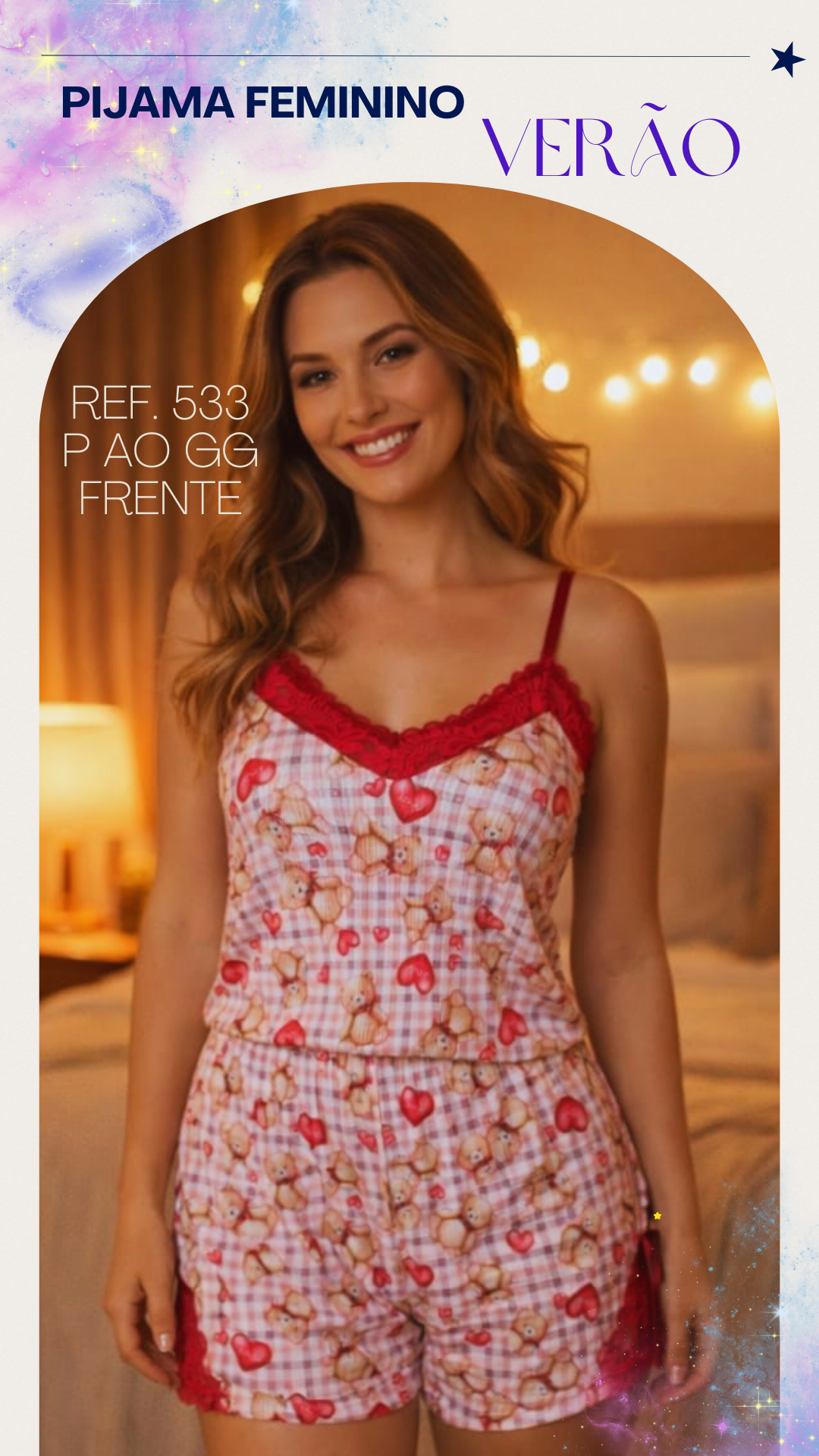 Pijama Feminino Verão Ref. 533 — foto 1 de 2