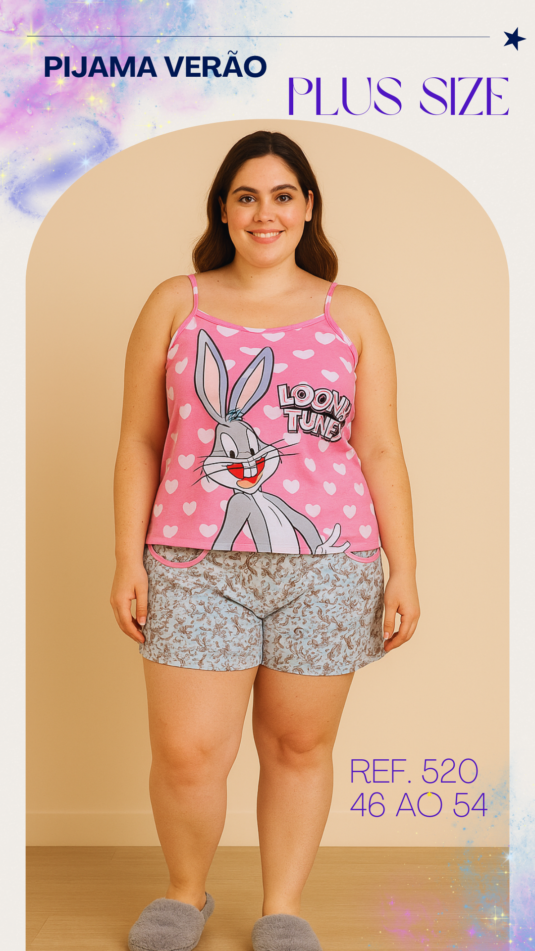 Pijama Plus Size Verão Ref. 520 — foto 1 de 1